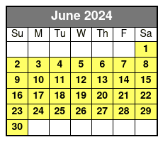 Manatee and Dolphin Kayaking June Schedule