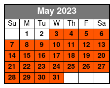 3 Attraction Combination May Schedule