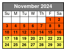 Option 1 November Schedule