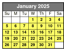 Option 1 January Schedule