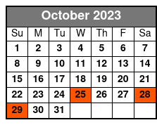 08:00 October Schedule