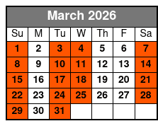 Kennedy Space Center Small Group VIP Experience March Schedule