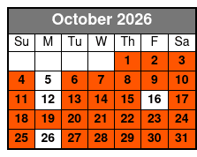 Kennedy Space Center Small Group VIP Experience October Schedule