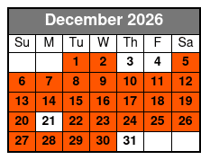 Kennedy Space Center Small Group VIP Experience December Schedule