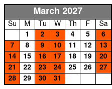 Kennedy Space Center Small Group VIP Experience March Schedule