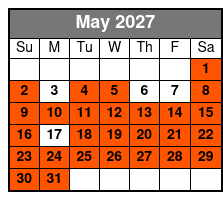 Kennedy Space Center Small Group VIP Experience May Schedule
