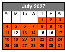 Kennedy Space Center Small Group VIP Experience July Schedule