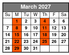 Clearwater Beach Bus Express March Schedule