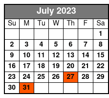 Clearwater Beach Bus Express July Schedule