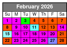 Downtown Orlando 2 Hr Walking Ghost Tour February Schedule