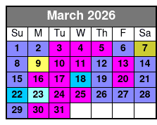 Downtown Orlando 2 Hr Walking Ghost Tour March Schedule