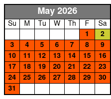 Downtown Orlando 2 Hr Walking Ghost Tour May Schedule