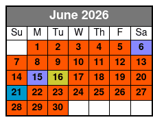 Downtown Orlando 2 Hr Walking Ghost Tour June Schedule