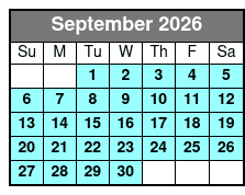 Downtown Orlando 2 Hr Walking Ghost Tour September Schedule