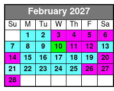 Downtown Orlando 2 Hr Walking Ghost Tour February Schedule