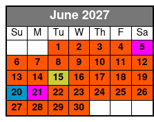 Downtown Orlando 2 Hr Walking Ghost Tour June Schedule