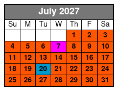 Downtown Orlando 2 Hr Walking Ghost Tour July Schedule