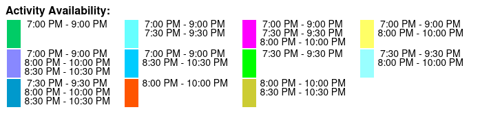 Downtown Orlando 2 Hr Walking Ghost Tour Color Key