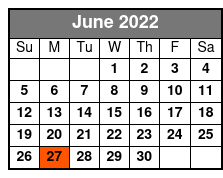 St. Augustine Day Trip June Schedule