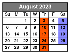 Peacocks, Presidents and Puzzles - The Winter Park Walking Tour + Boat August Schedule