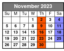 Peacocks, Presidents and Puzzles - The Winter Park Walking Tour + Boat November Schedule