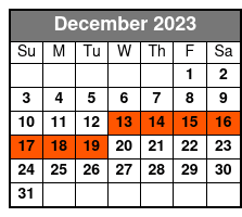 Factory Adventure Tour in Chocolate Kingdom December Schedule