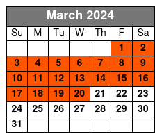 Factory Adventure Tour in Chocolate Kingdom March Schedule