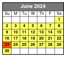 Kayaking June Schedule