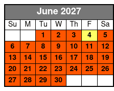 Clear Kayak Tours June Schedule