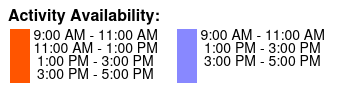 3-Hour Paddleboard or Kayak Rental in Orlando Color Key