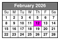 Urban Paddle in Paradise February Schedule