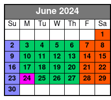 The Asylum Escape Room June Schedule