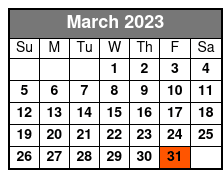 2 Person Canoe March Schedule