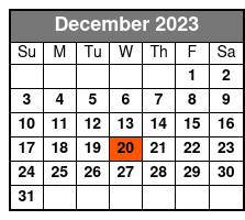 Lost Caverns Adventure Golf December Schedule
