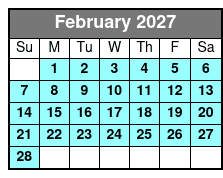 Dolphin Island Hop Tour February Schedule