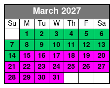 Dolphin Island Hop Tour March Schedule