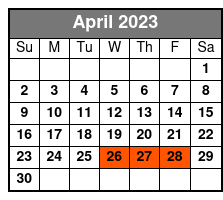 Clear Kayak Glow in the Dark Tour Through Winter Park April Schedule