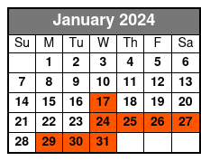 Clear Kayak Glow in the Dark Tour Through Winter Park January Schedule