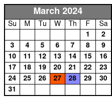 Clear Kayak Glow in the Dark Tour Through Winter Park March Schedule