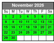 Clear Kayak Glow in the Dark Tour Through Winter Park November Schedule