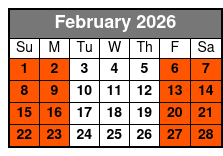 Orlando Paintball Experience February Schedule