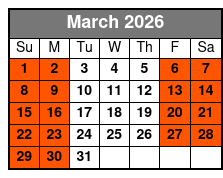 Orlando Paintball Experience March Schedule