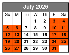 Orlando Paintball Experience July Schedule