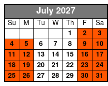 Orlando Paintball Experience July Schedule