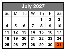 Island H2O Water Park Admission Ticket July Schedule
