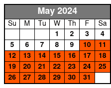 Summer Hours May Schedule