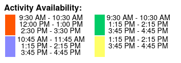 One-Hour Airboat Tour Color Key