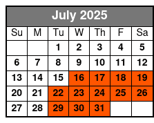 Polynesian Fire Luau in Orlando, Fl July Schedule