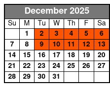 Polynesian Fire Luau in Orlando, Fl December Schedule