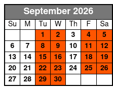 Polynesian Fire Luau in Orlando, Fl September Schedule